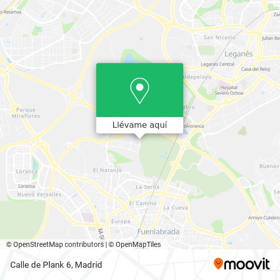 Mapa Calle de Plank 6