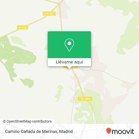 Mapa Camino Cañada de Merinas