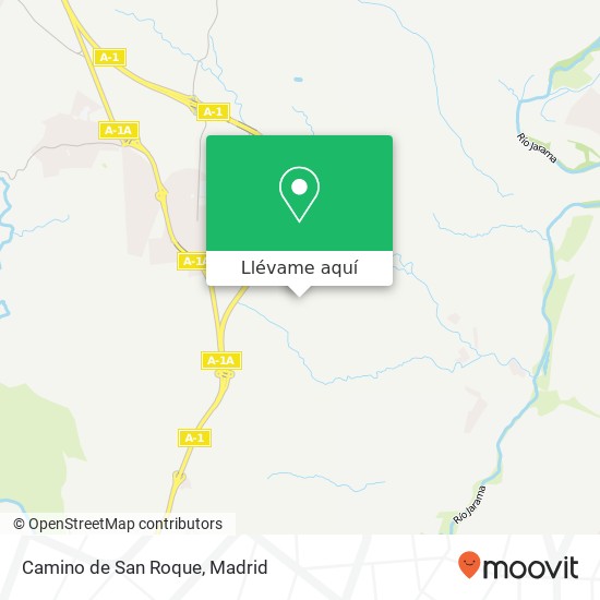 Mapa Camino de San Roque