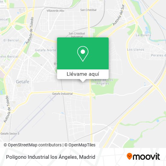 Mapa Polígono Industrial los Ángeles