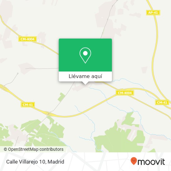Mapa Calle Villarejo 10