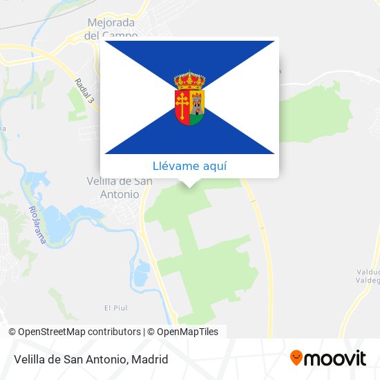 Mapa Velilla de San Antonio