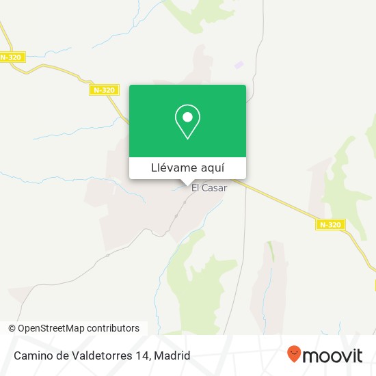 Mapa Camino de Valdetorres 14