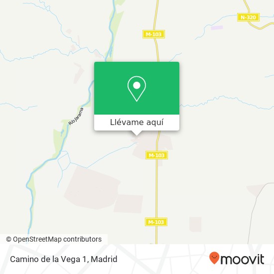 Mapa Camino de la Vega 1