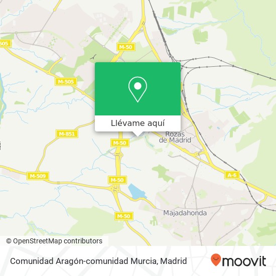 Mapa Comunidad Aragón-comunidad Murcia