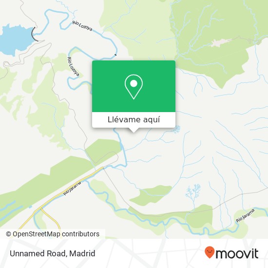 Mapa Unnamed Road