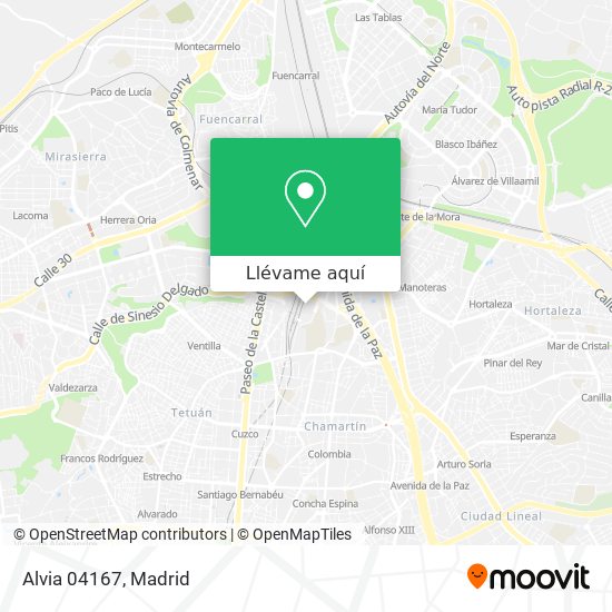 Mapa Alvia 04167