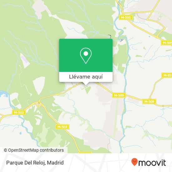 Mapa Parque Del Reloj