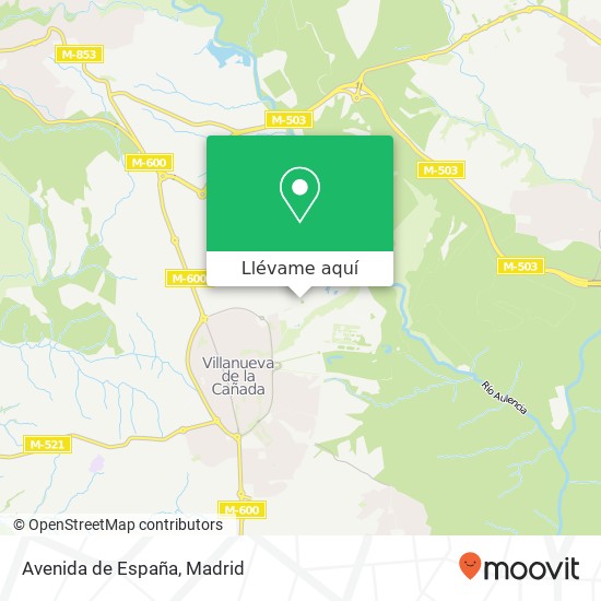 Mapa Avenida de España