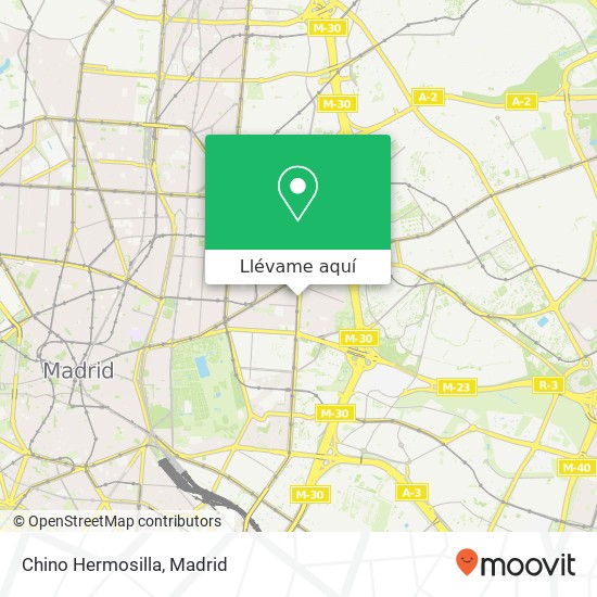 Mapa Chino Hermosilla