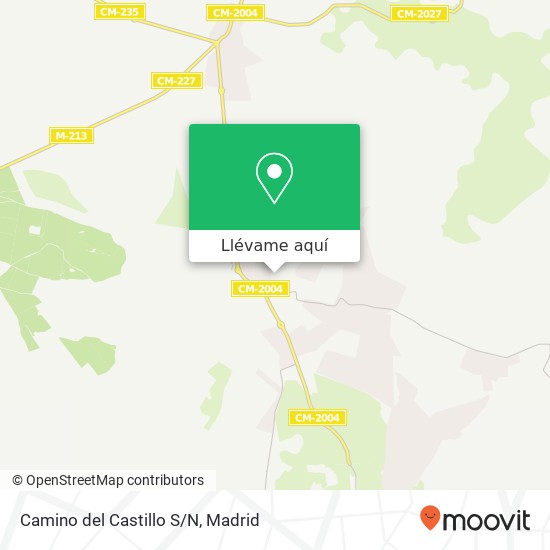 Mapa Camino del Castillo S/N