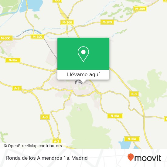 Mapa Ronda de los Almendros 1a