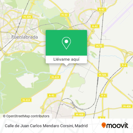 Mapa Calle de Juan Carlos Mendaro Corsini