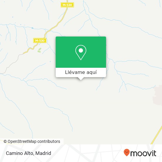 Mapa Camino Alto