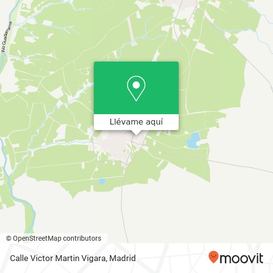 Mapa Calle Victor Martin Vigara