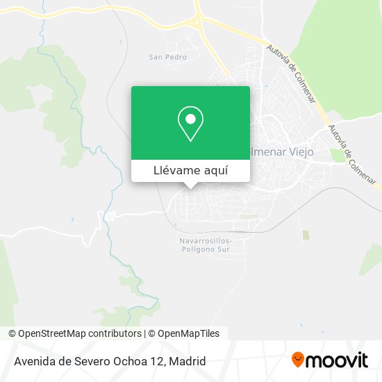 Mapa Avenida de Severo Ochoa 12