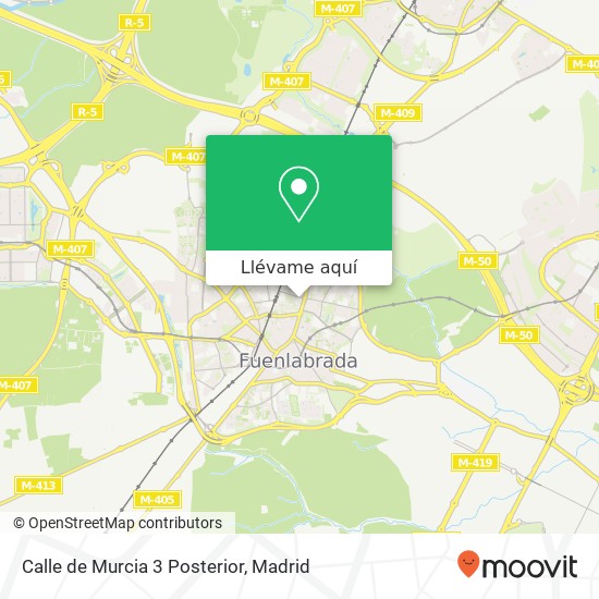 Mapa Calle de Murcia 3 Posterior