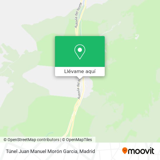 Mapa Túnel Juan Manuel Morón Garcia