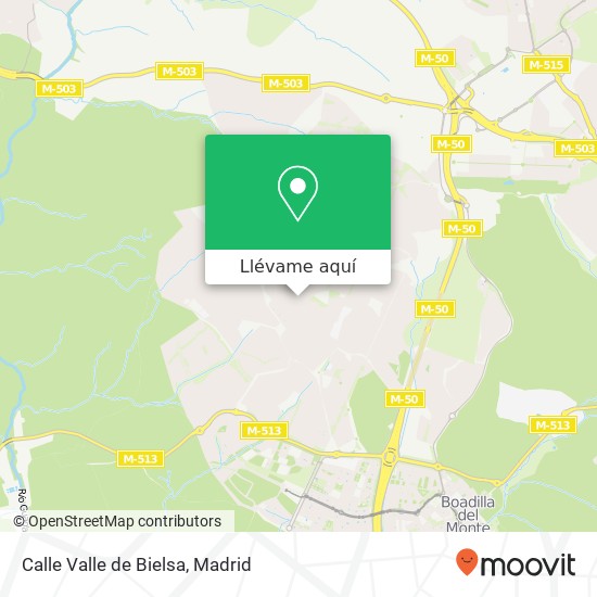 Mapa Calle Valle de Bielsa
