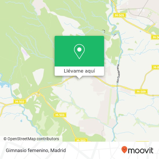 Mapa Gimnasio femenino