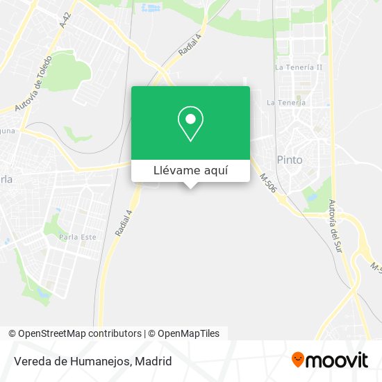 Mapa Vereda de Humanejos