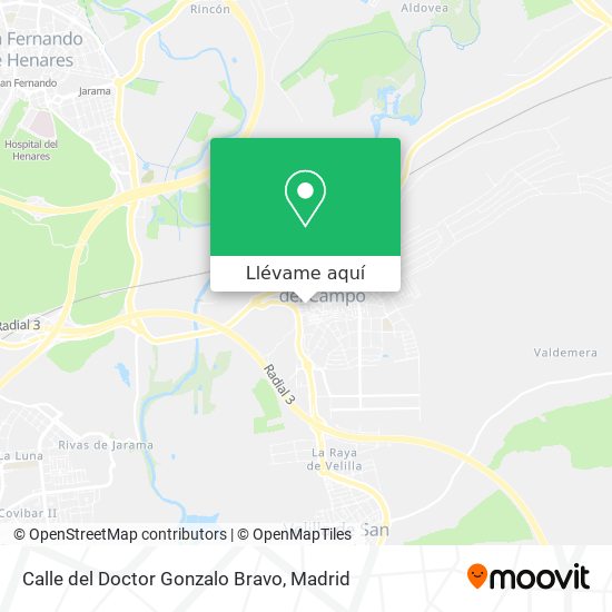 Mapa Calle del Doctor Gonzalo Bravo