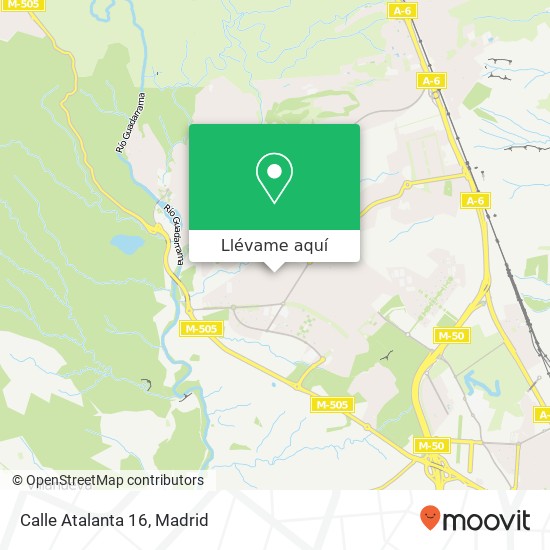 Mapa Calle Atalanta 16