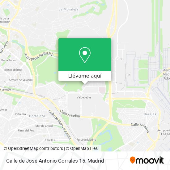 Mapa Calle de José Antonio Corrales 15