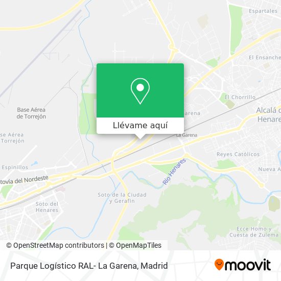 Mapa Parque Logístico RAL- La Garena