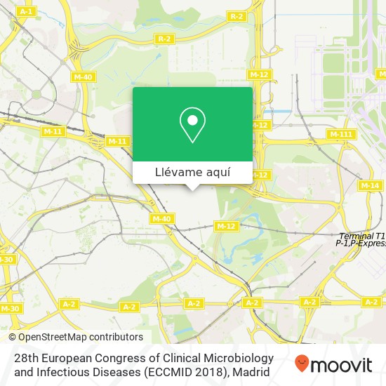 Mapa 28th European Congress of Clinical Microbiology and Infectious Diseases (ECCMID 2018)