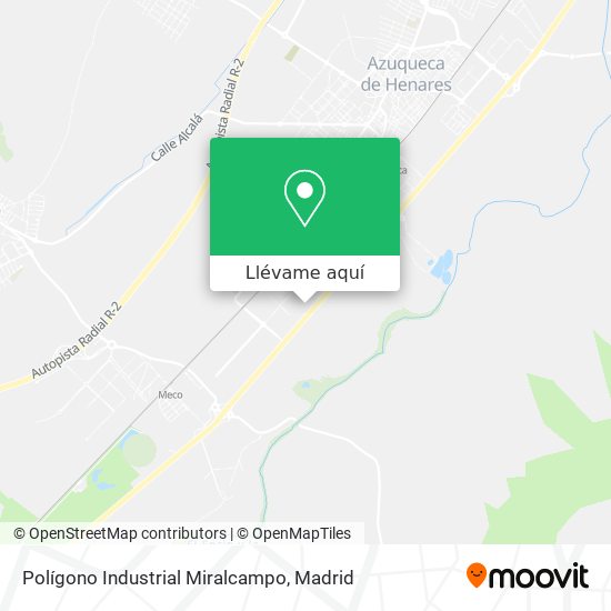 Mapa Polígono Industrial Miralcampo