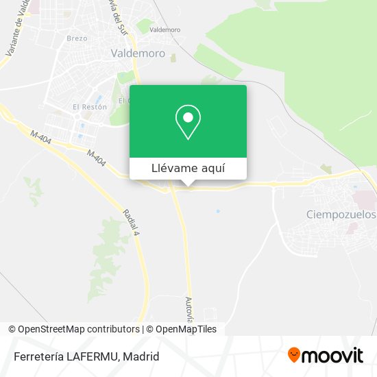 Mapa Ferretería LAFERMU