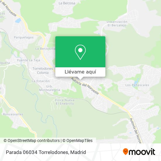 Mapa Parada 06034 Torrelodones