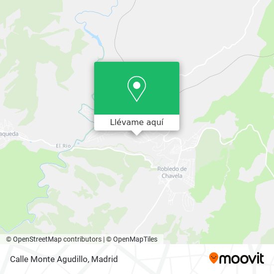 Mapa Calle Monte Agudillo
