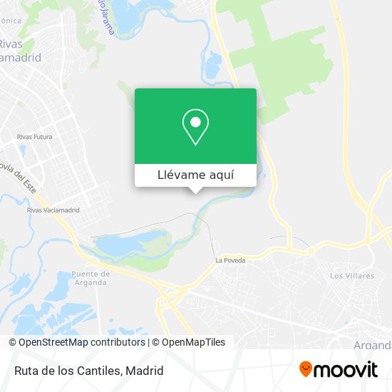 Mapa Ruta de los Cantiles
