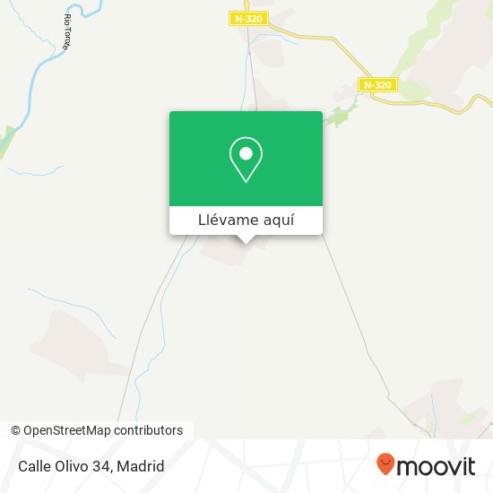 Mapa Calle Olivo 34