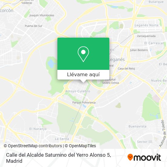 Mapa Calle del Alcalde Saturnino del Yerro Alonso 5