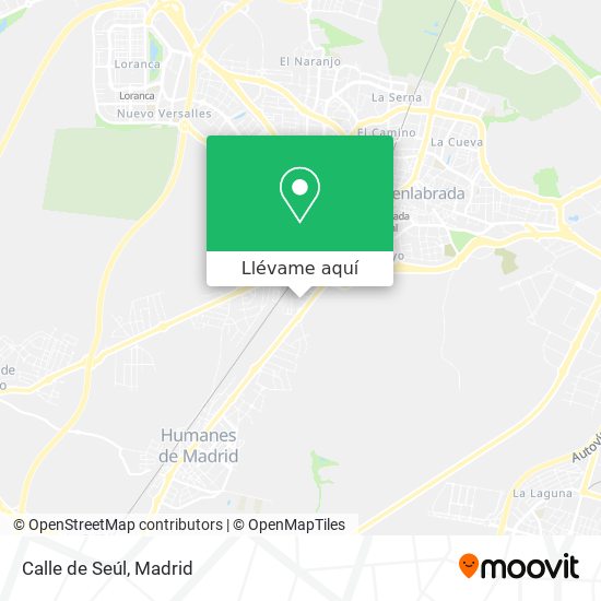 Mapa Calle de Seúl
