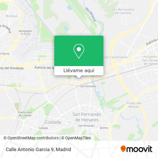 Mapa Calle Antonio Garcia 9
