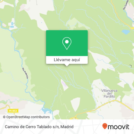 Mapa Camino de Cerro Tablado s/n