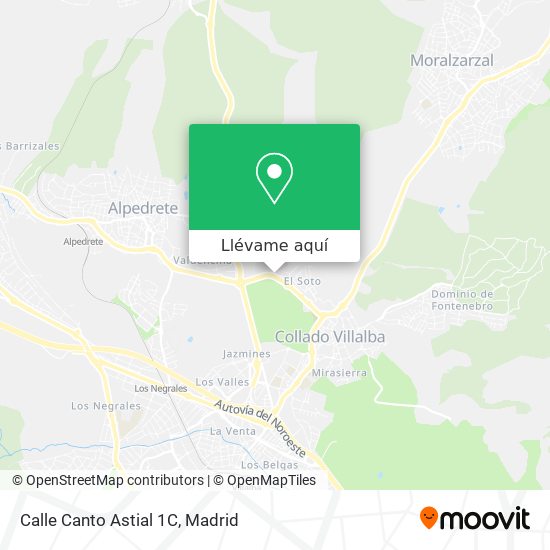 Mapa Calle Canto Astial 1C