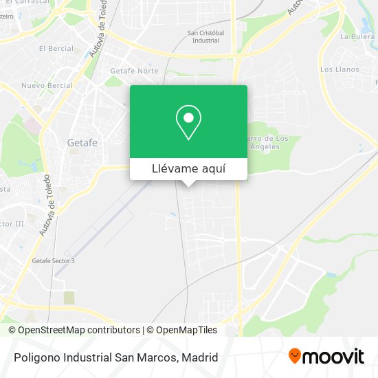 Mapa Poligono Industrial San Marcos