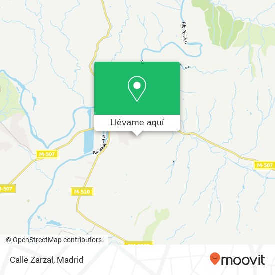 Mapa Calle Zarzal