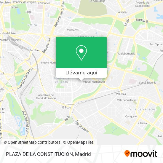 Mapa PLAZA DE LA CONSTITUCION