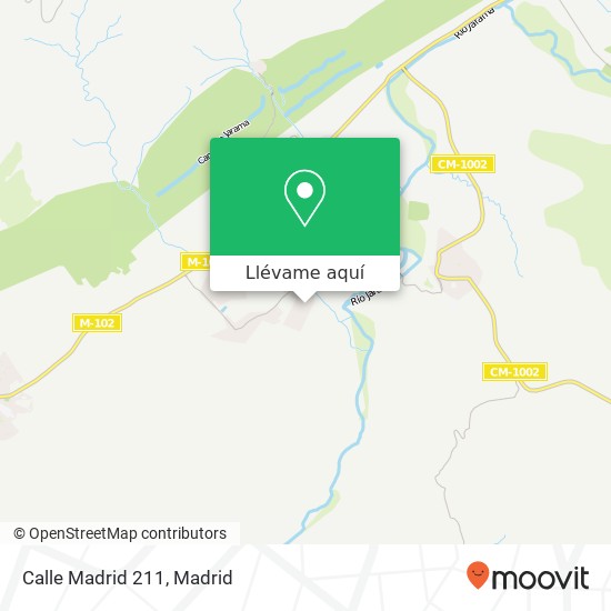 Mapa Calle Madrid 211