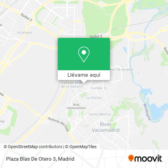 Mapa Plaza Blas De Otero 3