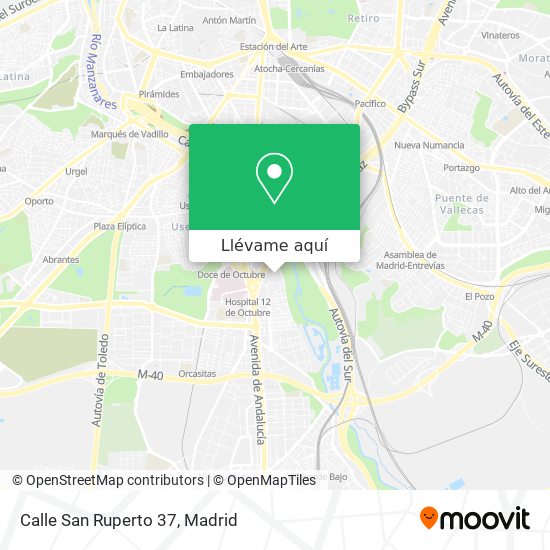 Mapa Calle San Ruperto 37