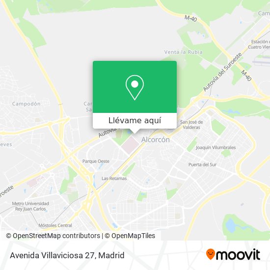 Mapa Avenida Villaviciosa 27