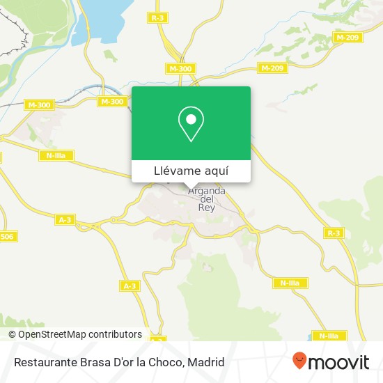 Mapa Restaurante Brasa D'or la Choco, Carretera de Loeches, 7 28500 Arganda del Rey
