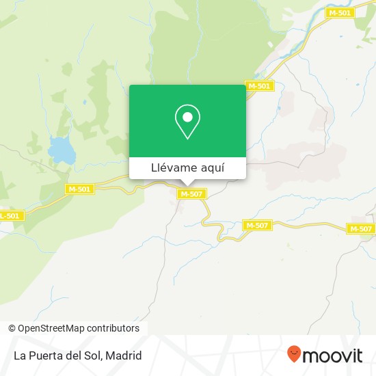 Mapa La Puerta del Sol, Plaza de España, 2 28649 Rozas de Puerto Real